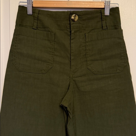 Anthropologie The Colette Cropped Wide-Leg Pants by Maeve - Picture 6 of 11